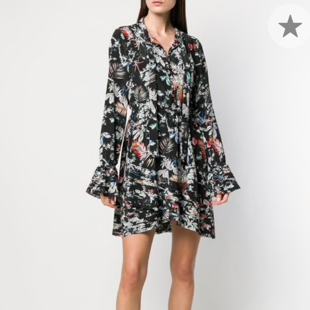 Derek lam 10 Crosby wallpaper floral print dress